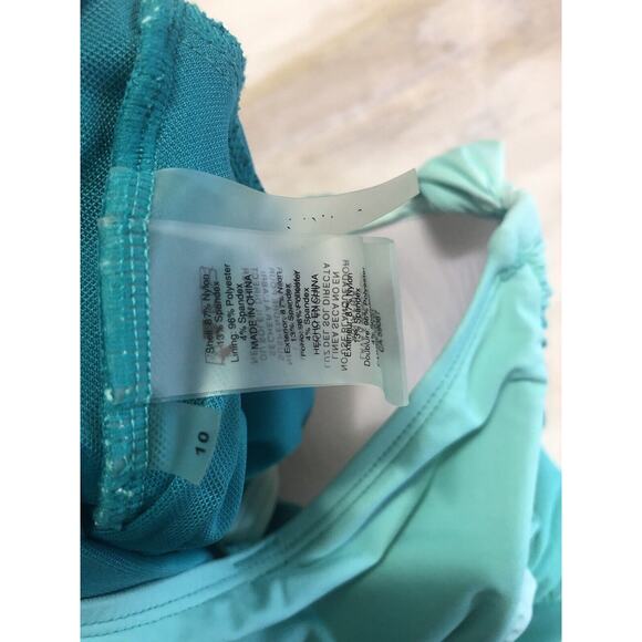 Bleu Rod Beattie L60602 Shirred Bandeau Mio Sea Dive Women’s Size 10 - Picture 5 of 6